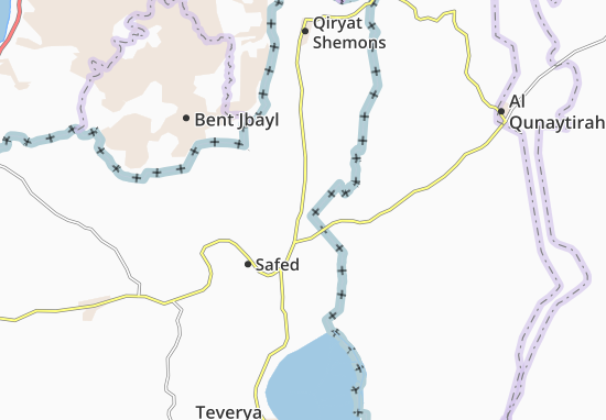Karte Stadtplan Ayyelet Hashahar