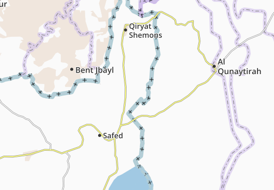 Kaart Plattegrond Yesud Hama’Ala