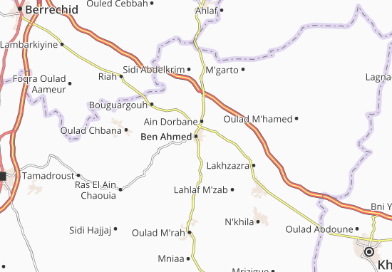 Mapa Ben Ahmed