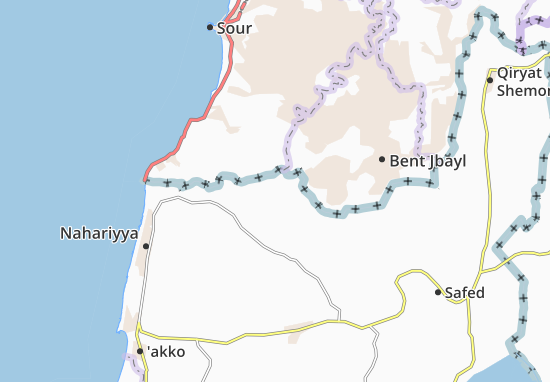 Karte Stadtplan Shomera