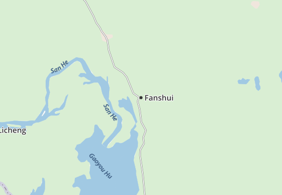 Kaart Plattegrond Fanshui