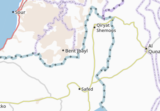 Karte Stadtplan Malkiyya