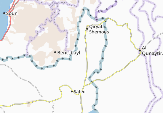 Ramot Naftali Map