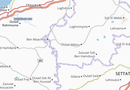 Mapa Sidi Abdelkhaleq