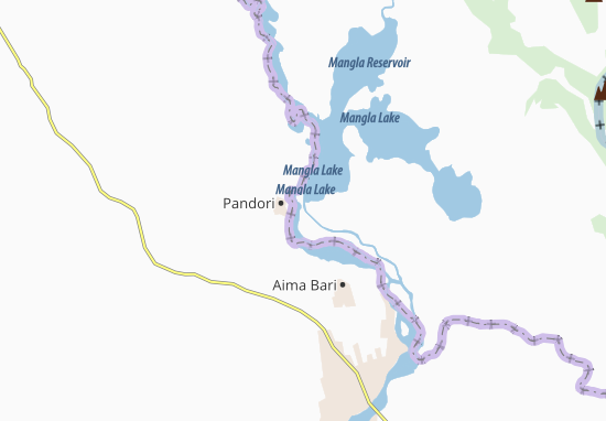 Mangla Map