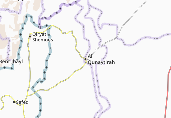 Mapa Plano Al Qunaytirah