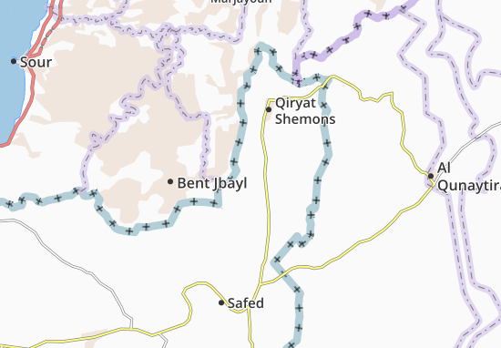 Yiftah Map