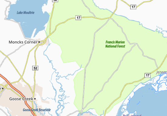 Karte Stadtplan Cordesville