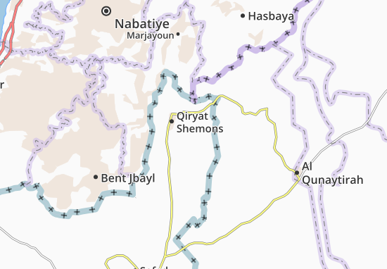 Carte-Plan Sede Nehemya