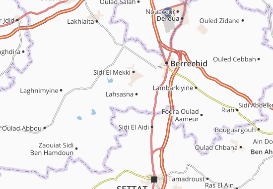 Karte Stadtplan Lahsasna