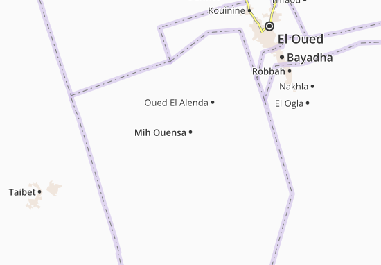 Karte Stadtplan Mih Ouensa