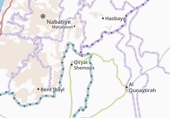 Karte Stadtplan Dafna