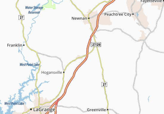 Kaart Plattegrond Grantville