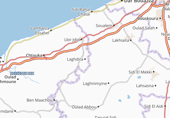 Laghdira Map