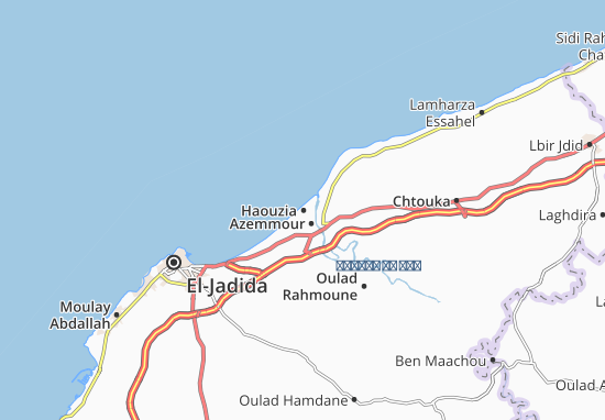 Mapa Haouzia