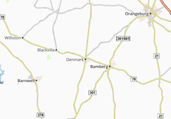 Denmark Map