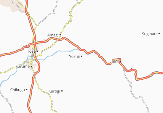 Mapa Yoshii