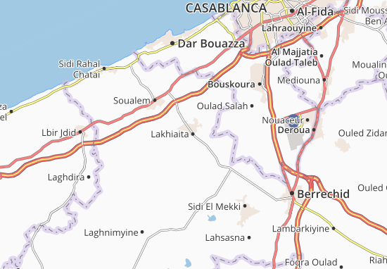 Mapa Lakhiaita