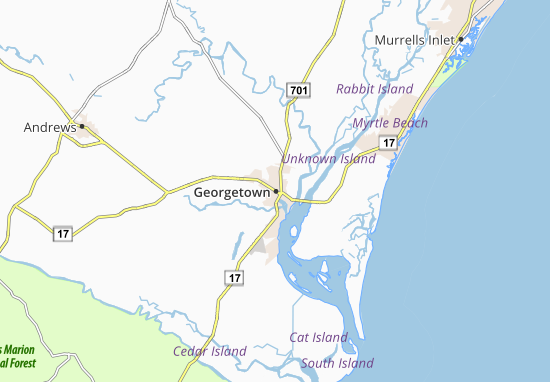 Mapa Georgetown