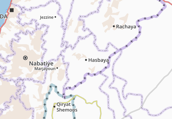 Hasbaya Map