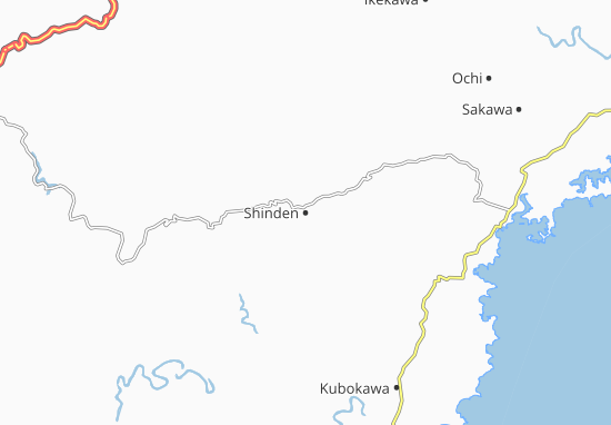 Karte Stadtplan Shinden