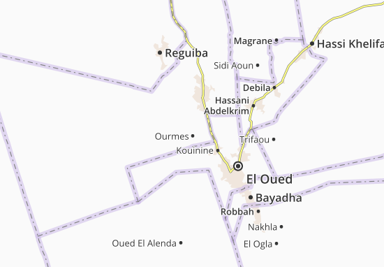 Karte Stadtplan Ourmes
