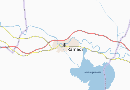 Mapa Ramadi