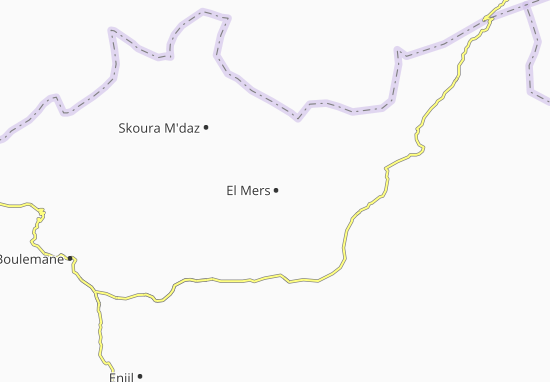 Karte Stadtplan El Mers