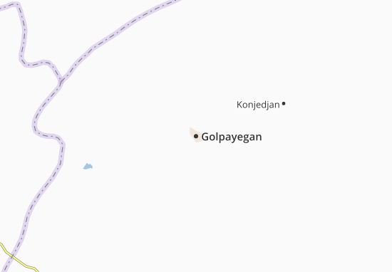 Mapa Golpayegan