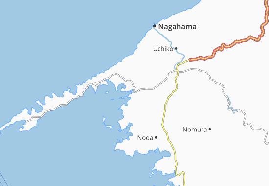 Karte Stadtplan Yawatahama