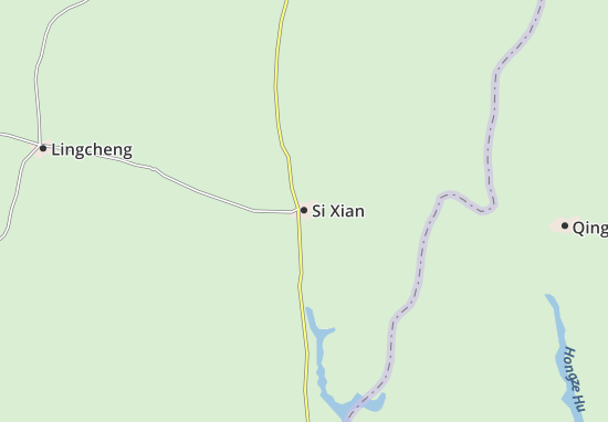 Karte Stadtplan Si Xian