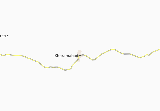 Mapa Khoramabad