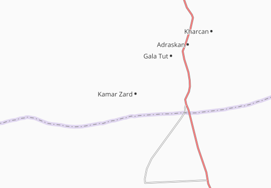 Karte Stadtplan Kamar Zard