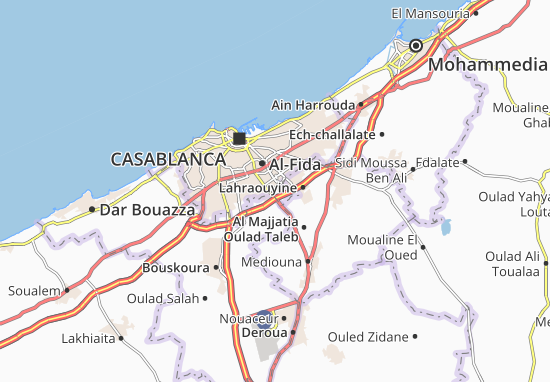 Karte Stadtplan Sbata