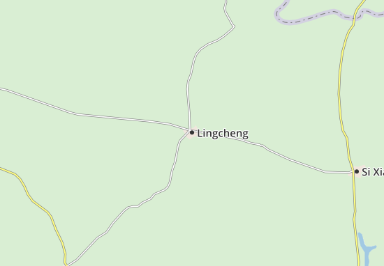 Mapa Lingcheng