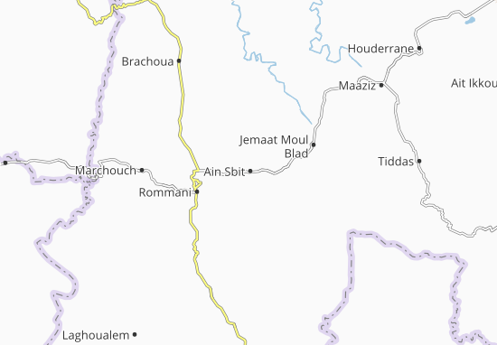 Mapa Ain Sbit