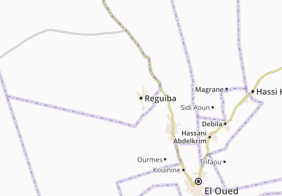 Karte Stadtplan Reguiba