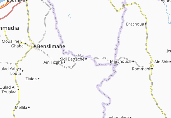 Mapa Sidi Bettache