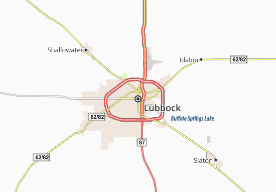 Mapa Lubbock