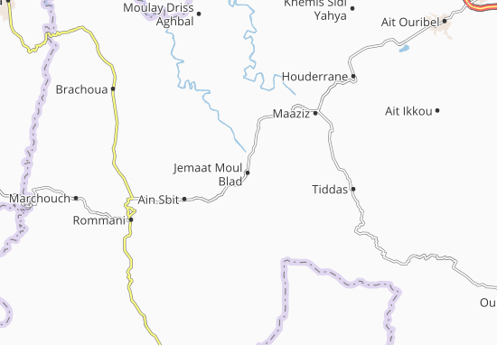Karte Stadtplan Jemaat Moul Blad