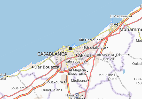Kaart Plattegrond Sidi Belyout