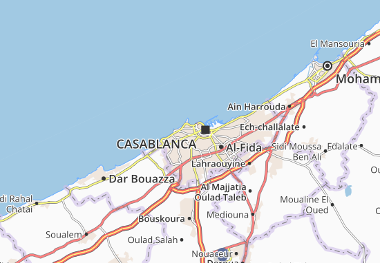 Karte Stadtplan Anfa