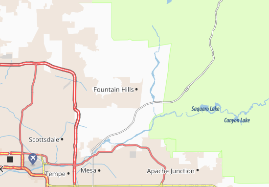 Fountain Hills Map
