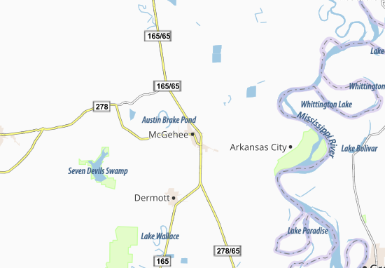 Mapa McGehee