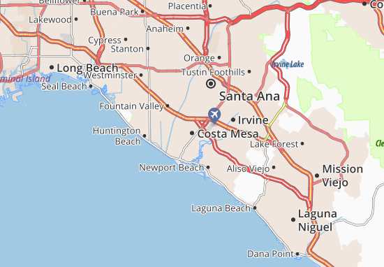 Costa Mesa Map