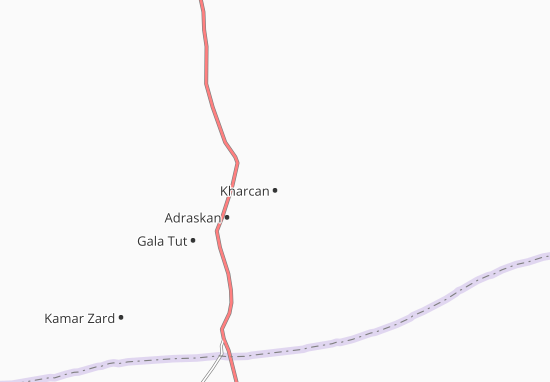 Karte Stadtplan Kharcan