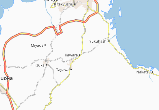 Karte Stadtplan Kawara