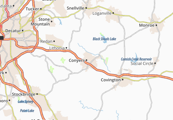 Conyers Map