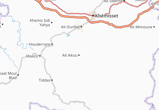 Karte Stadtplan Ait Ikkou