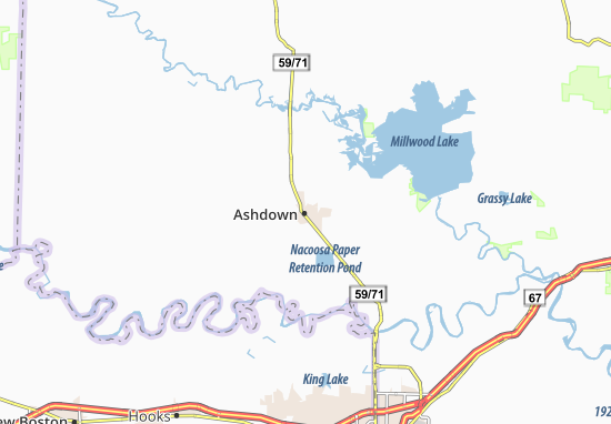 Mapa Ashdown